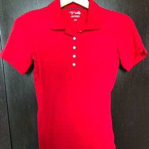 WORN ONCE Riders by Lee Red Polo Shirt